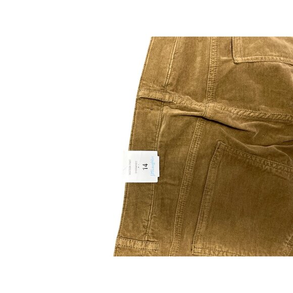 J.McLaughlin Watson Pant  Sz 14 New Timeless Preppy NWT Stretch Slim Fit Camel - Picture 9 of 9
